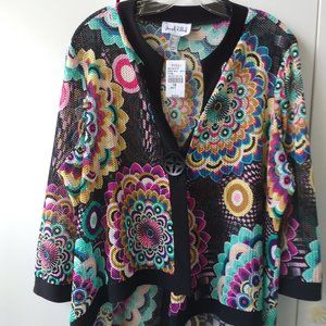 Joseph Ribkoff  Asymetrical Jacket, Soft & Colourful Asymetric